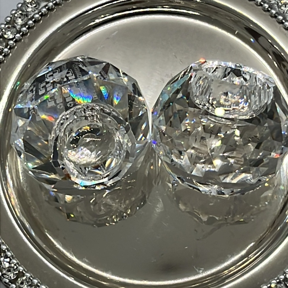 Genuine SWAROVSKI Crystal candle holders